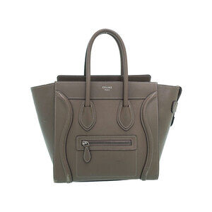 Celine Shopper Tote Luggage Logo Handbag